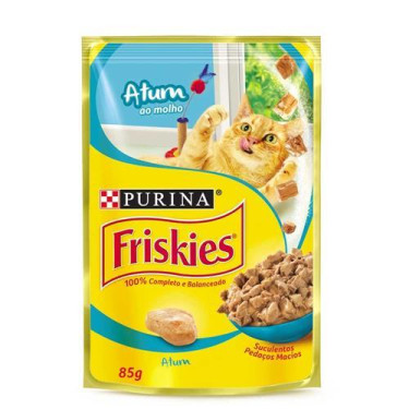 Ração Friskies 85g Atum Molho Sache