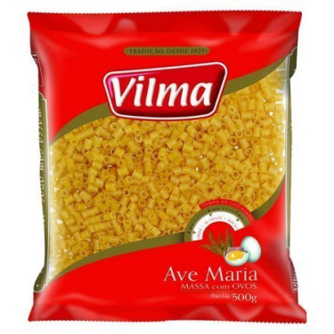 Macarrão Vilma com Ovos 500g Ave Maria 