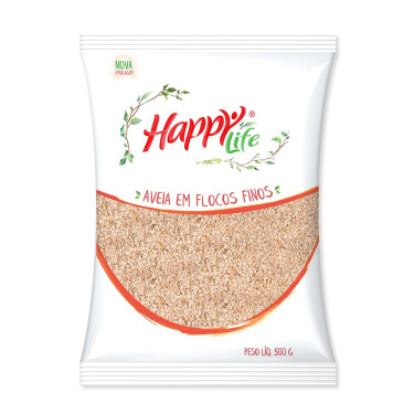 Aveia em Flocos Finos Happy Life