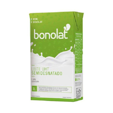 Leite Uht Semi Desnatado Bonolat 1L
