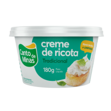 Creme Ricota Canto de Minas 180g