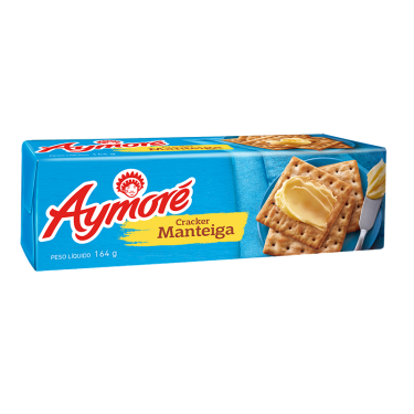  Biscoito Aymore 164g Creme Craker Manteiga