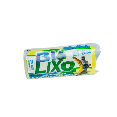 Saco para lixo Bio Ecológico Rolo 15L