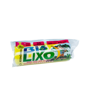Saco para lixo Bio Ecológico Rolo 30L