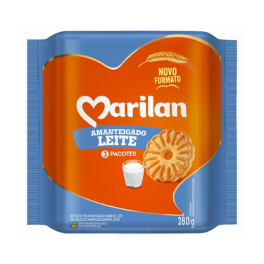 Biscoito Marilan Amanteigado 280g Leite