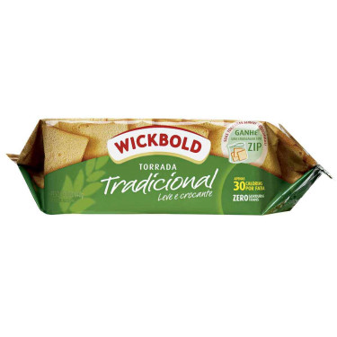 Biscoito Wick Bold Torrada 140g Tradicional