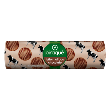 Biscoito Piraque 160g Leite Maltado Chocolate