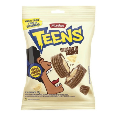 Biscoito Marilan Teens 80g Chocolate Branco