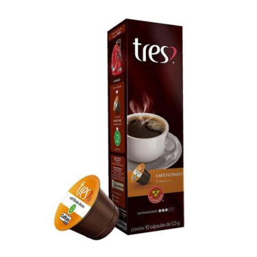 Cápsula Café 3 Corações Expresso Clássico 10x7,5g Unidade