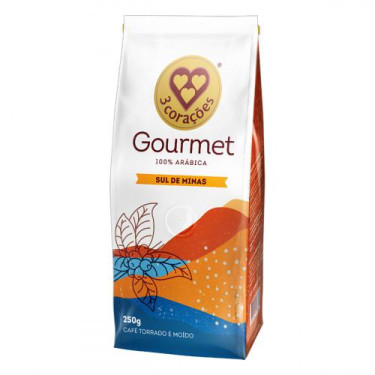 Cafe 3 Coracoes 250g Gourmet Sul Minas