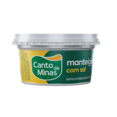 Manteiga Canto Minas 200g com Sal