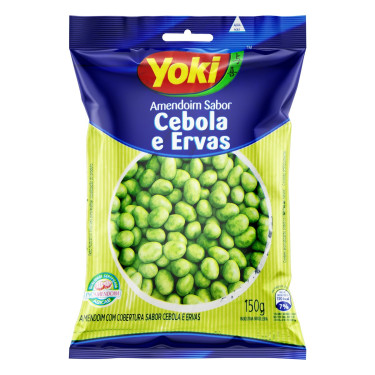 Amendoim Cebola e Ervas Yoki 150G