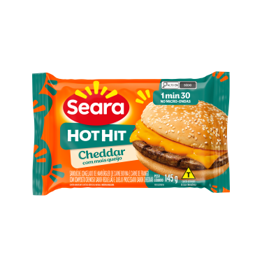 Sanduíche Seara Hot Hit Cheddar 145G 