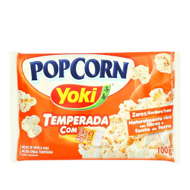 Pipoca Microondas Yoki 100G Tempero Chefe 