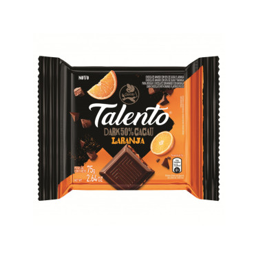 Chocolate Talento 75G Dark Laranja