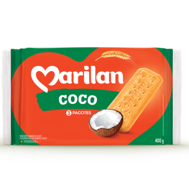 Biscoito Marilan 350g Coco 