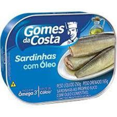 Sardinha Gomes Costa Óleo 165g