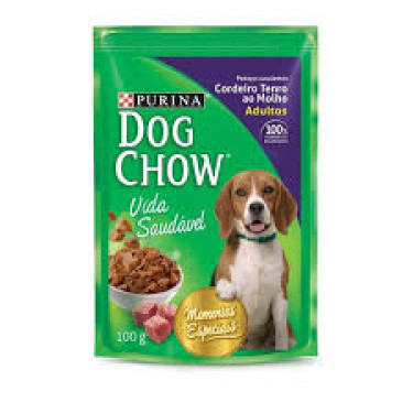 Ração Dog Chow 100G Sache Molho Cordeiro