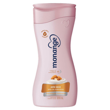 Leite Hidratante Monange 200ML Pele Seca 