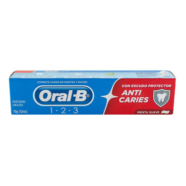 Creme  Dental Oral B 70G 123 Anticaries