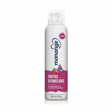 Desodorante Monange Aero 150ML Frutas Vermelhas 