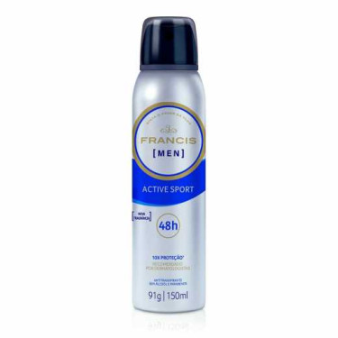 Desodorante Aero Francis Hydratta 150ml Man Active Sport
