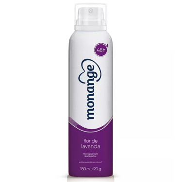 Desodorante Monange Aero 150ml Flor de Lavanda 