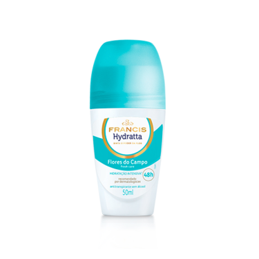 Desodorante Roll On Francis Hydratta 50ml Flores do Campo