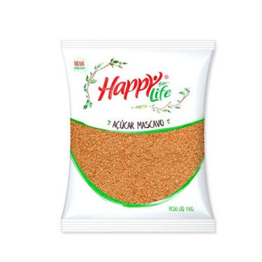 Açucar Mascado Happy Life 1KG