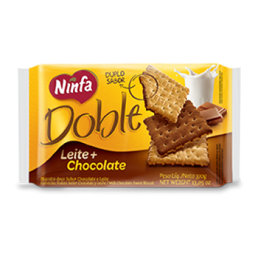 Biscoito Ninfa 370g Doble Chocolate