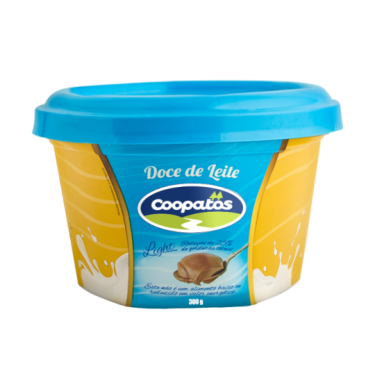 Doce de Leite Coopatos 300g Ligth 