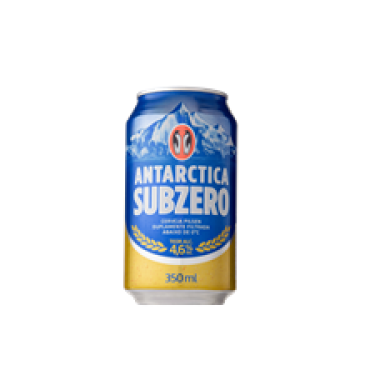 Cerveja Antarctica Sub Zero, Pilsen, 350ml, Lata
