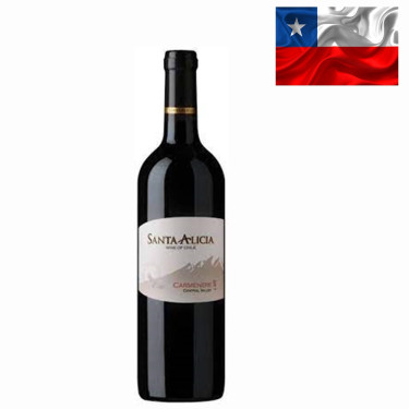 Vinho Santa Alicia 750ml Carmenere