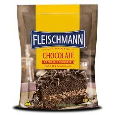 Mistura de Bolo Chocolate Fleischmann 390g