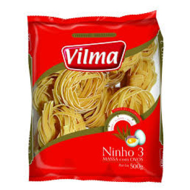 Macarrão com Ovos Ninho 3 Vilma 500G