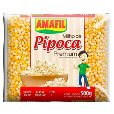 Milho de Pipoca Amafil 500G