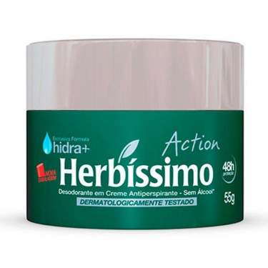 Desodorante Herbíssimo Cremoso Action 55g