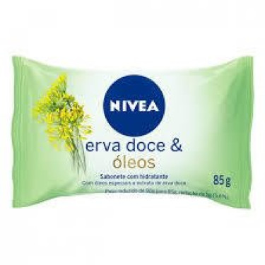 Sabonete Nivea 85g Hidratante Erva doce e Óleo
