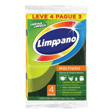Esponja Multiuso Limppano L4P3