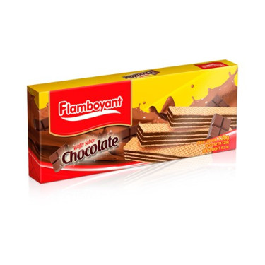Biscoito Wafer Flamboyant 78g Chocolate