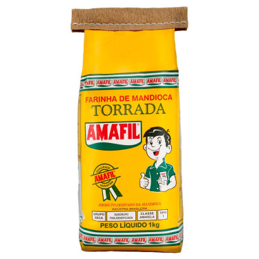 Farinha Mandioca Amafil 1KG Torrada