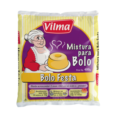 Mistura Bolo Vilma 400G Festa