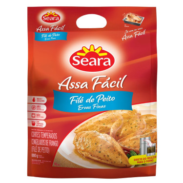 Filé Peito Seara Assa Fácil Temperado 800G