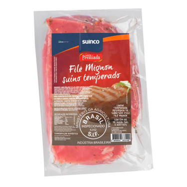 Filé Mignon Suíno Temperado KG Premiada 