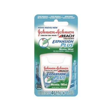 Fio Dental Johnsons Expansion Plus Menta 50M 