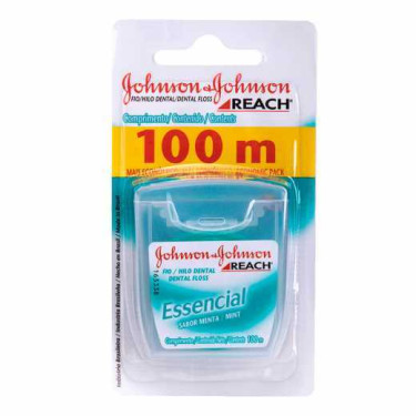 Fio Dental Johnsons Reach Menta 100M