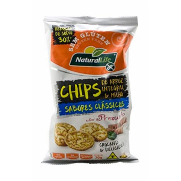 Salgadinho Chips Kodilar 70g Arroz Integral Milho 