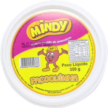 Doce Paçoca Rolha Mindy 350g