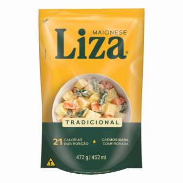 Maionese Liza 472G Sache Tradicional