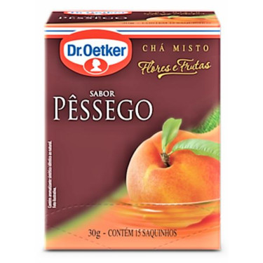 Cha Oetker Flores Frutas Pessego 30G